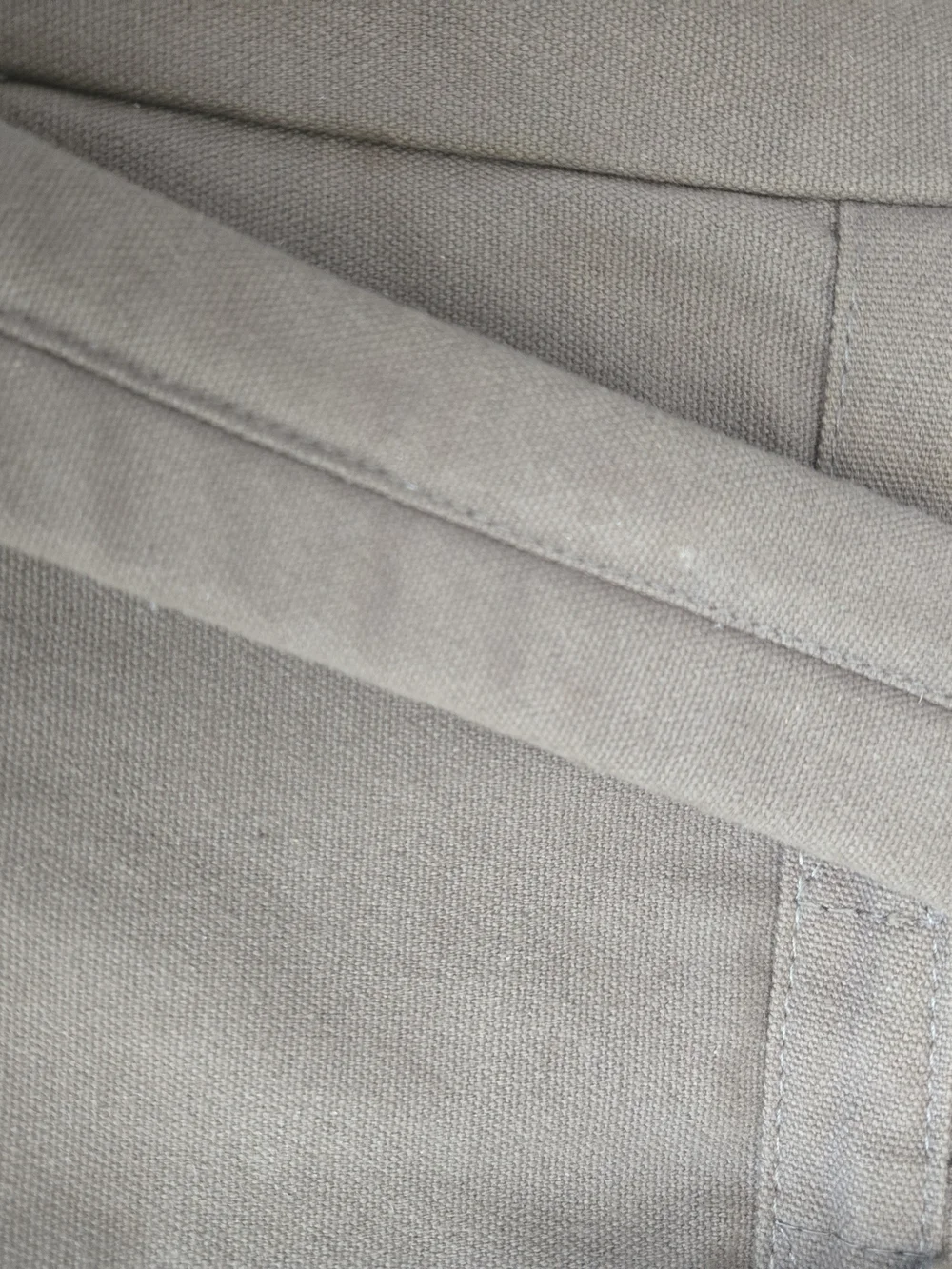 Khaki Canvas Backpack with Swiss Cross Accent